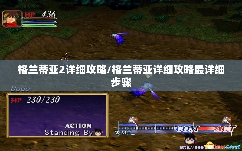 格兰蒂亚2详细攻略/格兰蒂亚详细攻略最详细步骤